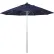 California Umbrella 9' Patio Umbrella, Venture Series, Silver Pole, Olefin Navy