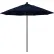 California Umbrella Venture 9' Patio Umbrella, Black Pole, Olefin Navy Fabric