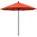 California Umbrella 9' Patio Umbrella, Venture Series, Black Pole, Olefin Sunset