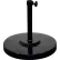 California Umbrella 50 lbs Umbrella Base - Steel Covered Concrete - Black