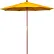 California Umbrella 7.5' Patio Umbrella, Grove Series, Hardwood Pole, Sunbrella, Sunflower Yellow
