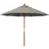 California Umbrella 9' Patio Umbrella, Grove Series, Hardwood Pole, Sunbrella 1A, Spectrum Dove