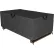 California Umbrella Water Resistance Protective Rectangle Fire Pit Cover, Up To Large,Sapphire Blue