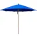 California Umbrella Madera 11' Patio Umbrella, Woodgrain Pole, Sunbrella 1A Pacific Blue Fabric