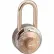Master Lock® No. 1502LFGLD General Security Combo Padlock LF Shackle - Gold Dial
