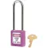 Master Lock® Thermoplastic Zenex™ 410KALTPRP Safety Padlock, 3"H Shackle, Purple