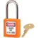Master Lock® Thermoplastic Zenex™ 410KAORJ Safety Padlock, 1-1/2"H Shackle, Orange