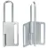 Master Lock® Lockout Hasp, Heavy Duty Steel, Pry Proof, 1" Jaw Dia. X 2-3/8"W X 6-5/8"L