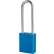 Master Lock® A1107 Aluminum Safety Padlock, 1-1/2"W, 3"Tall Shackle, Keyed Alike, Blue