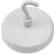 Master Magnetics Ceramic Magnetic Hook MHHH26 - 26 Lbs. Pull White Enamel Paint - Pkg Qty 24