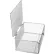 Marlin Steel Basket With Lid 14"L x 10"W x 6"H 0.25" Wire - Stainless Steel - Price Each for Qty 1-4