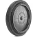 Martin Wheel Roll-Tech 12" x 2" Solid Rubber Wheel SL12-78 - Axel Size 7/8"