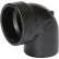 Mueller 03089 2 In. ABS Vent Street Elbow - Spigot X Hub
