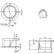 IGUS MYI-06-06 3/8" ID Single Flanged Sheet Metal clip bearing M250