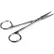 Medline Single Use Iris Scissors, Curved, Stainless Steel, 50 Pack