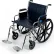 Medline Extra Wide Excel Wheelchair w/ Removable Desk Arms & Swing Away Footrests, 20"W Seat