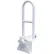 Medline Bathtub Grab Bar, 11"L, White, 2 Pack