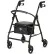 Medline Basic Steel Rollator w/ 6" Casters, Black