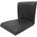 Medline Pressure Relief Seat & Back Cushion, 20"L x 18"W Seat, Black