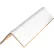 Global Industrial™ Medium Duty Edge Protectors, 3"W x 3"D x 72"L, .16" Thick, White, 20/Pack