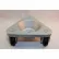 Bond® Cast Iron Triangular Cup Dolly 2127 - Hard Tread Rubber Wheels - 375 Lb. Capacity