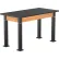 NPS® Aero-Lift Adj. Height Science Lab Table, Chemical Resistant Top, 48"L x 24"W x 42"H, Ash