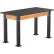 NPS® Aero-Lift Adjustable Height Science Lab Table, Phenolic Top, 48"L x 24"W x 42"H, Ash