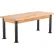 NPS® Aero-Lift Adjustable Height Science Lab Table, Butcher Block Top, 72"L x 30"W x 42"H, Ash