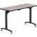 NPS® Mobile Flipper Table, Counter Height, MDF Core, Protect Edge, 60"L x 24"W, Gray Nebula