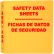 NMC RTK61BI, Safety Data Sheet 2" Binder, 1-1/2" Rings, Yellow - Bilingual