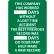 Write-On Scoreboard, This Company Has Worked Days Without A Lost Time Accident, 28 X 20, Wht/Grn