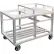 New Age Industrial Mobile Buffet Clean-Up Cart with 2 Shelves, 300 lb. Cap., 40"L x 27-3/4"W x 35"H