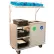 New Age Industrial Mobile Bussing Station with 2 Shelves, 500 lb. Cap., 24"L x 46-1/2"W x 65-3/8"H