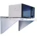 New Age Industrial Welded Solid, Wall-Mounted Microwave Shelf,24-1/4"W x 24-1/2"D x 13-1/2"H