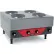 NEMCO® Four Burner - Raised 6311-2-240 - 2 Front Burners, 2 Back Burners