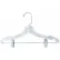 1414RC Suit Hanger-Super Heavy Weight, 14"L, Plastic-WH, Pkg Qty 100