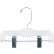 1610RCLH Skirt/Slack Hanger-Infant Super Heavy Weight W/Long Hook & Metal Clips, Plastic-WH