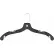 2508 T-Shirt Weight Dress Hanger, 17"L, Plastic-BK, Pkg Qty 100