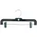 2611RC Skirt/Slack Hanger-Super Heavy Weight, 12"L, Plastic-BK, Pkg Qty 100