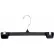 2686-12 Skirt/Slack Hanger-Snap Grip W/Swivel Hook, 12"L, Plastic-BK, Pkg Qty 200