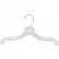 412 Dress Hanger-Infant Super Heavy Weight, 12"L, Plastic-CL, Pkg Qty 100