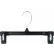 6010B Skirt/Slack Hanger-Pinch Grip, 10"L, Plastic-BK, Pkg Qty 200