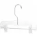 610PCLH Skirt/Slack Hanger-Infant Super Heavy Weight W/Long Hook & Plastic Clips, Plastic-CL