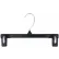 6210B Skirt/Slack Hanger-Pinch Grip W/Soft Pads, 10"L, Plastic-BK, Pkg Qty 200