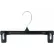 6212B Skirt/Slack Hanger-Pinch Grip W/Soft Pads, 12"L, Plastic-BK, Pkg Qty 200