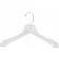 714 Jacket Hanger-Super Heavy Weight, 14"L, Plastic-CL, Pkg Qty 100