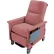 NK Medical Recliner with Swing Arms and Infinite Recline, Push Bar & Side Table, Cranberry