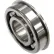 Nachi Radial Ball Bearing 6202nr, Open W/Snap Ring, 15mm Bore, 35mm Od