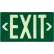Glo-Brite® ECO Exit Sign- Green Single Face, 7040100B