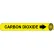 NMC™ Precoiled & Strap-On Pipe Marker, Carbon Dioxide, Fits 3/4" - 1" Pipe Dia.